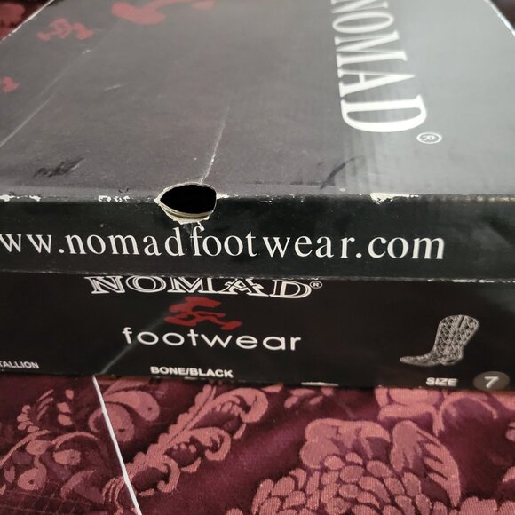 Nomad Women's Western Rain Boot Size 7 Waterproof Snake Skin Pull On - Picture 3 of 3